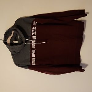 Montana Grizzlies cowl neck sweatshirt size medium